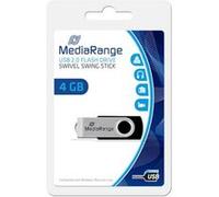 Clé usb 4go Mediarange 2.0 argent