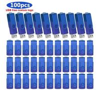 Clé USB 50/100 de 1 Go,2 Go,4 Go,8 Go,16 Go,32 Go,64 Go,lot de 10/2.0 pièces - Type 100pcs Blue-512MB