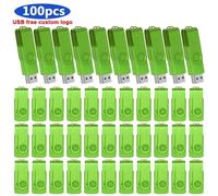 Clé USB 50/100 de 1 Go,2 Go,4 Go,8 Go,16 Go,32 Go,64 Go,lot de 10/2.0 pièces - Type 100pcs Green-512MB
