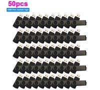 Clé USB 50/100 de 1 Go,2 Go,4 Go,8 Go,16 Go,32 Go,64 Go,lot de 10/2.0 pièces - Type black 50pcs-512MB