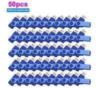 Clé USB 50/100 de 1 Go,2 Go,4 Go,8 Go,16 Go,32 Go,64 Go,lot de 10/2.0 pièces - Type blue 50pcs-4GB