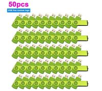 Clé USB 50/100 de 1 Go,2 Go,4 Go,8 Go,16 Go,32 Go,64 Go,lot de 10/2.0 pièces - Type green 50pcs-256M