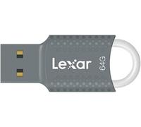 Clé USB 64 Go, Cle USB 2.0, Flash Mémoire Stick en Plastique, JumpDrive pour Ordinateur Portable/PC/Voiture (LJDV40-64GABGY)