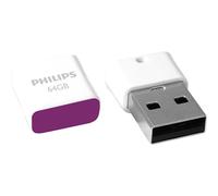 Clé USB 64 Go Philips USB 2.0 Pico Edition Magic Pourpre