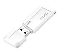 Clé USB 64 Go USB 3.0 Transfert / Lecture Rapide Compact Hoko Blanc