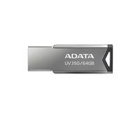 Clé USB 64 Go, USB 3.2, 90/40 Mo/s - Adata (AUV350-64G-RBK) - Argent