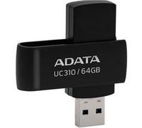 Clé USB 64 Go, USB 3.2 - Adata (UC310-64G-RBK) - Noir G