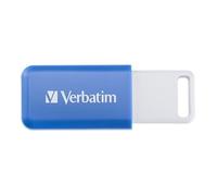 Clé USB - 64GB - Flash 2.0 DataBar, Verbatim - Bleu