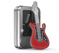Cle USB 64Go Clé USB Mémoire Flash 2.0 Rigolote Pendrive Rouge Guitare Métal Clef Stick 64 Go Lecteur Flash USB avec Coffret Cadeau pour Étudiant/Garçon/Filleby FEBNISCTE