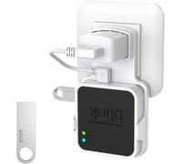 Clé USB 64Go et Support Murale pour Blink Sync Module 2-Support de Prise pour Stockage Vidéo Local Blink,avec Câble Court (Blanc)