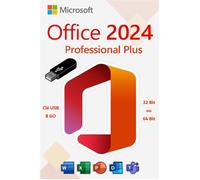 Clé USB 8 Go -PACK Win 11 FAMILLE + Off 2024 PRO || Clé activation offerte