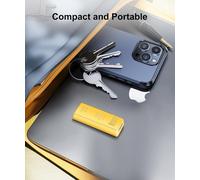 Clé USB à Barrette d'or Clé USB 2.0 Bâton de mémoire Mémoire Externe Stockage de données Cadeau d'anniversaire d'étudiant pour Enfants (32GB)