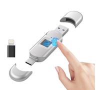 Clé USB à empreintes digitales, disque U protégé par mot de passe sécurisé, clé USB, clé USB, pour i0S/Windows/Luxus,512G
