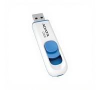 Clé USB ADATA 16Go C008 Slider USB 2.0 Blanc et Bleu