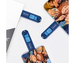 Clé USB - ADATA - UC300 - 256 Go - USB 3.2 Gen1 - Type-C - Bleu