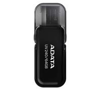 Clé USB ADATA UV240 - 64 Go - USB 2.0 - Casquette - Noir