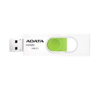 ADATA UV320 Clé USB 128 Go USB Type-A 3.1 (3.1 Gen 1) Vert, Blanc - Clé USB (128 Go, USB Type-A, 3.1 (3.1 Gen 1), Dia, 7,9 g, Vert, Blanc)