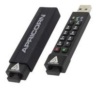 Clé USB Apricorn Aegis Secure Key 3z ASK3Z 16Go 80MB/s Flash S-USB 3.1 Memory Stick Duo Sécurité Intégré Noir G