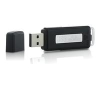 Clé USB audio espion - High-Tech Place - 4Go - 75h d'enregistrement - Noir - Micro discret
