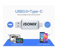Clé USB - BLANC - 32 Go - Type C - OTG - USB 3.0