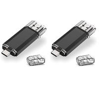 Clé USB C 128Go Dual, RAOYI Clef USB 3.0 et Type C 128 Go OTG Flash Drive pour MacBook Google Chromebook Pixel, Smartphone Samsung Galaxy S8, Huawei P20 Matebook (Lot de 2)