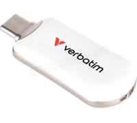 Verbatim Plectra USB-C Flash Drive White 512GB, W129015927 (White 512GB)