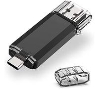 Clé USB C 64Go Dual, RAOYI Clef USB 3.0 et Type C 64 Go OTG Flash Drive pour MacBook Google Chromebook Pixel, Smartphone Samsung Galaxy S8, Huawei P20 Matebook