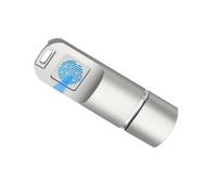 Clé USB C clignotante pour authentification d'empreintes digitales 16/32/64/128/256 Go Disque de mémoire de sécurité