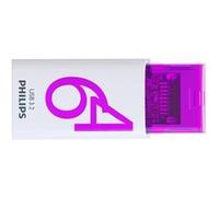 Clé USB-C Phillips Édition Click 3.2 64 Go Blanc et violet
