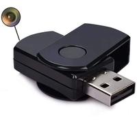 Clé USB Caméra Espion HD Surveillance Photo et Vidéo Audio Intégré 32 Go +SD 32Go YONIS