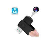 Clé USB Caméra Espion Mini Caméra Appareil Photo Vidéo HD Micro SD 8 Go Noir