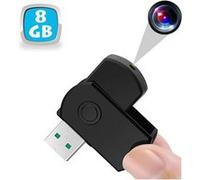 Clé USB Caméra Espion Mini Caméra Appareil Photo Vidéo HD Micro SD 8 Go Noir YONIS Noir G