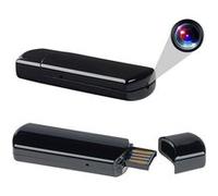 Clé USB Caméra Espion Mini Caméra Appareil Photo Vidéo HD Micro SD Noir + SD 32Go YONIS G