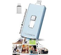 Clé USB certifiée Apple MFi pour iPhone 512 Go, clé USB pour iPhone, clé USB, clé USB, clé USB, clé USB pour iPad/iPhone/ordinateur, disque dur portable RBlue