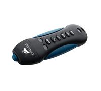 Corsair Clé USB 3.0 sécurisée Flash Padlock 3 256 Go - AES 256, Clavier PIN, FIPS 197 Noir/Bleu