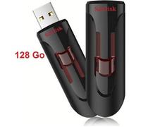 Clé USB - CRUZER - Glide 128 Go 3.0 - Noir - Compatible MacOS et Windows