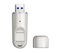 Clé USB cryptée sécurisée par empreintes digitales - 8 à 256 Go - Transfert de données haute vitesse - Zones de cryptage personnalisables