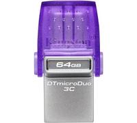 Clé USB DataTraveler microDuo 3C 64Go USB Gen 3 Type-C et Type-A - DTDUO3CG3/64GB
