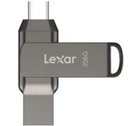 Clé USB Dual Type C Lexar JumpDrive D400 256 Go Gris G