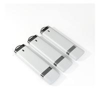Clé USB émaillée blanche 64 Go, transfert de données haute vitesse, logo personnalisé gratuit pour le stockage de données numériques, cadeau