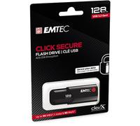 Clé USB - EMTEC - B120 Click Secure - 128 Go - USB 3.2 - 100 MB/s