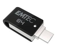 Clé USB - EMTEC - T260B - 64 Go - USB 2.0 - Pivotante 360°