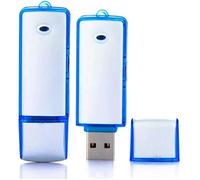 Clé USB Enregistreur Numérique Voice Dictaphone Vocal Micro Recorder Espion 8Go 8Gb Bleu Lakamodo 160