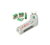 Clé USB et 4 verrous USB, Vert