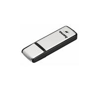 Clé USB "Fancy", USB 2.0, 16 GB, 10 MB/s, noir/argent, emballage fin