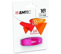 Clé USB Gamme C410 Color Mix 2.0 Série Runners, 16Go - Compatibilité Universelle USB 2.0 - Lecture 15Mo/s et Écriture 5Mo/s - Éco-Design - Rouge.[F209]