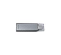 Hama Clé USB 32 Go USB-C 3.1 avec taux de Transfert de données de 70 Mo/s et Capuchon pour Windows/MacBook, Anthracite, 00182470 Compact