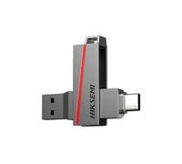 Hiksemi Clé USB HS-USB-E307C – Dual OTG Slim USB 3.2 Type-C – 128 Go, gris