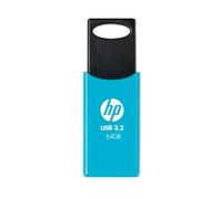 Clé USB - HP - 712W - 64 Go - USB 3.2 - Vitesse de lecture 120 Mo/s - Couleur Bleu