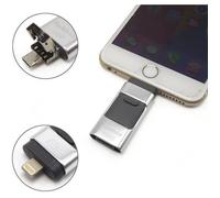 Clé USB - I-USBKey - 64 Go - Compatible iPhone/iPad - USB et 30Pin Apple - Gris